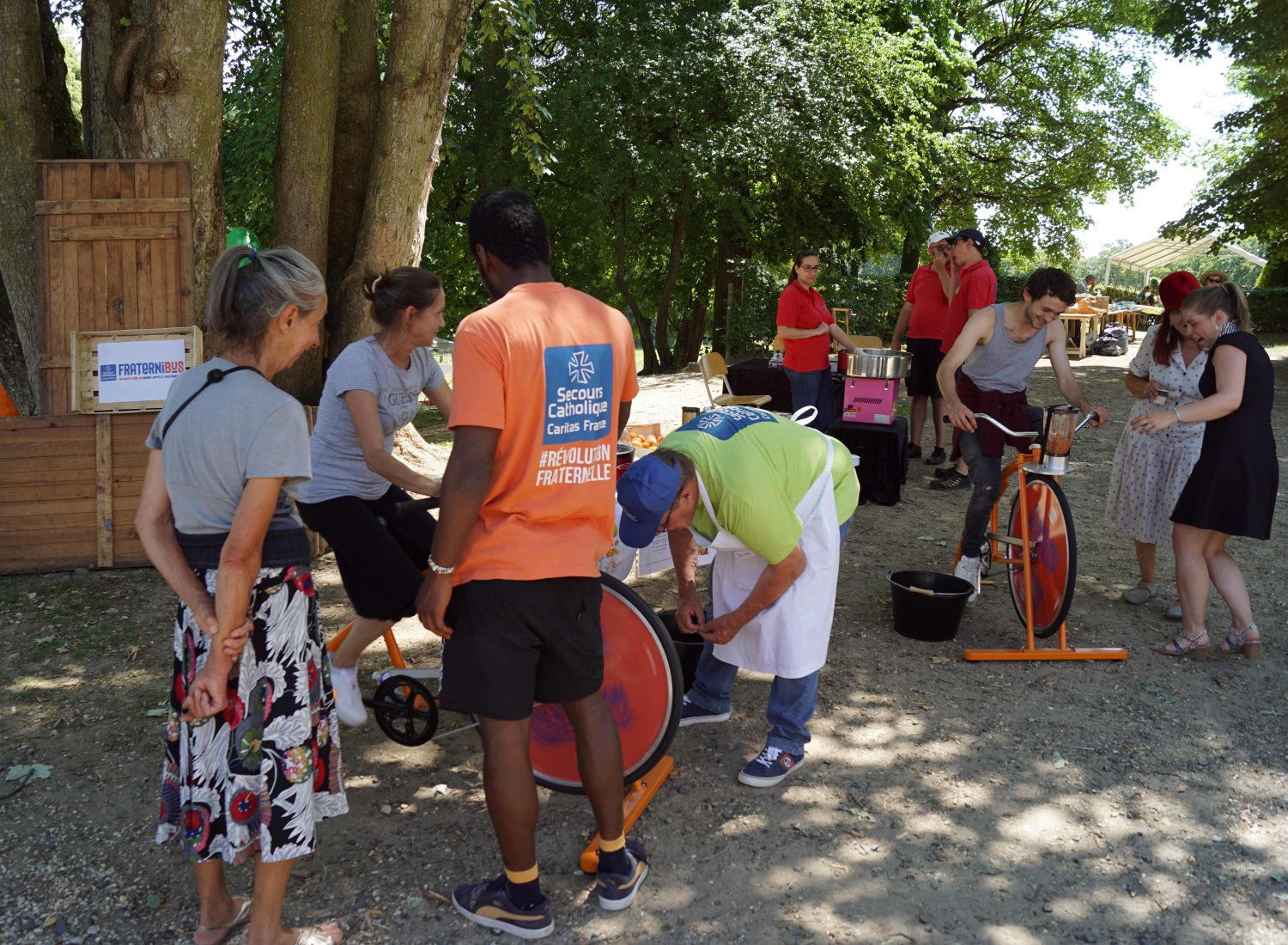 Le vélo Smoothie au Fest'Alim de la Vallée de l'Automne