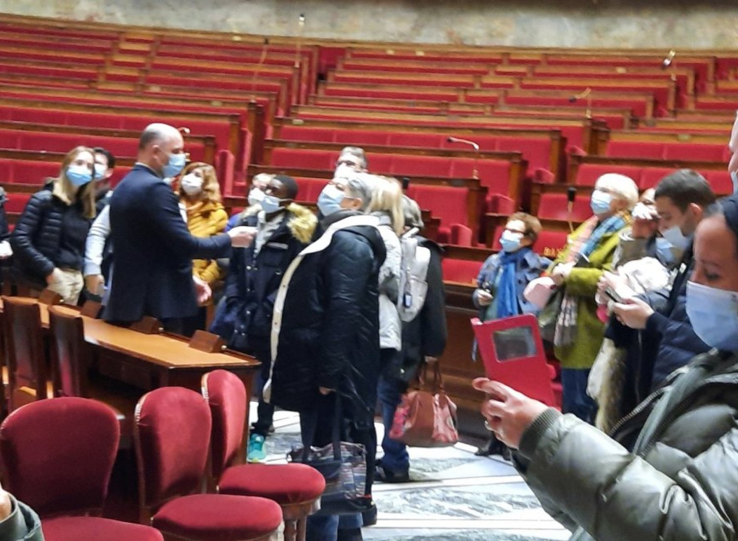Visite de l'Assemblée nationale